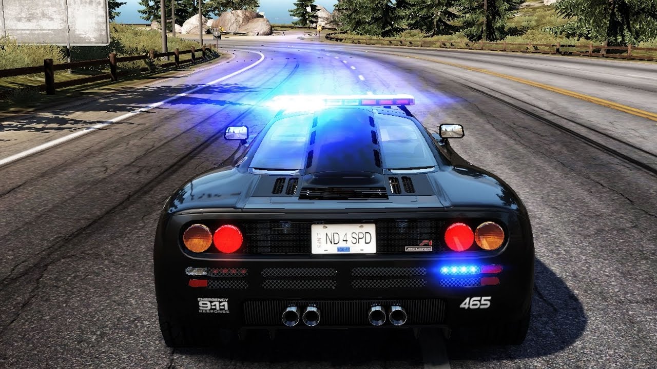 imagen de Mclaren F1 de policia