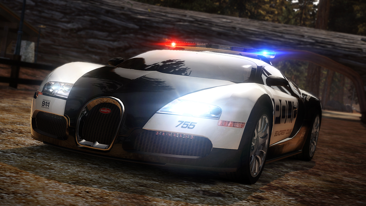 imagen de Bugatti Veyron 16.4 de policia